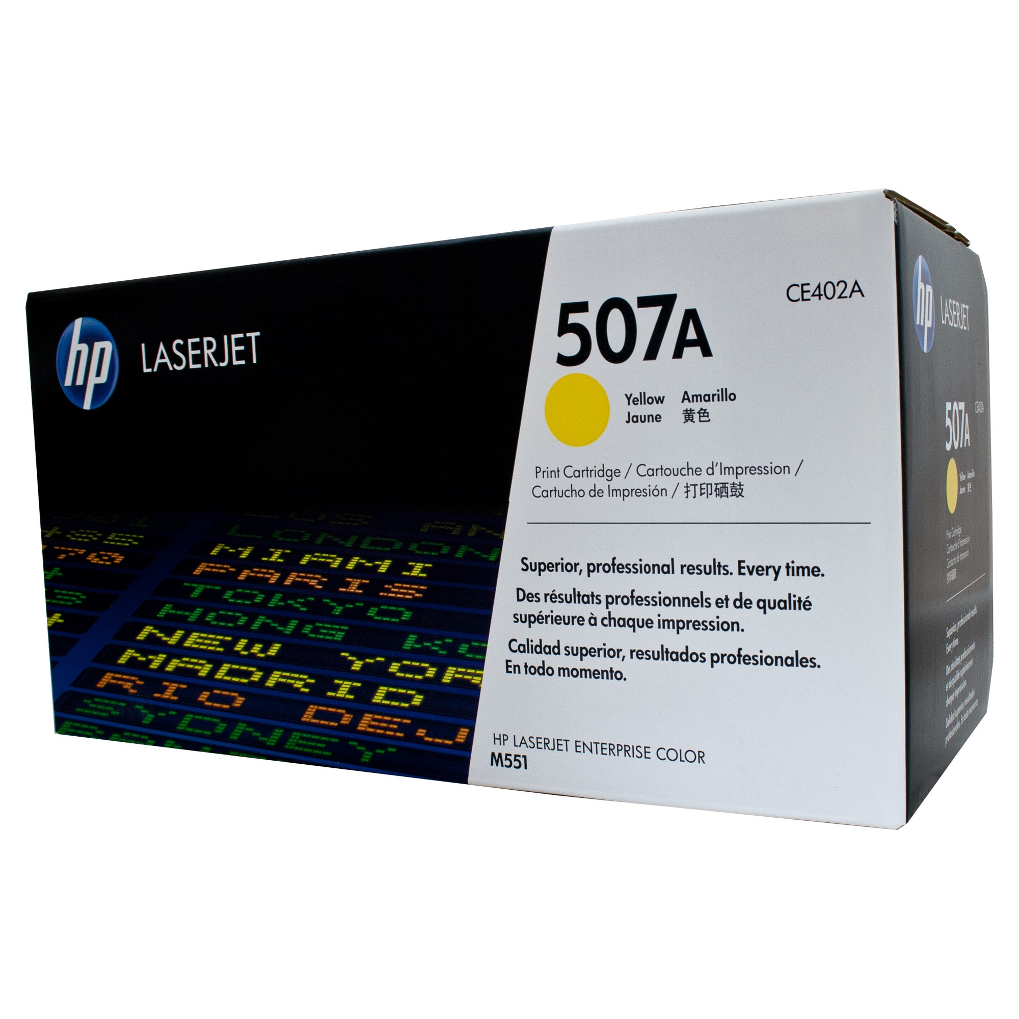 HP #507A Yellow Toner CE402A