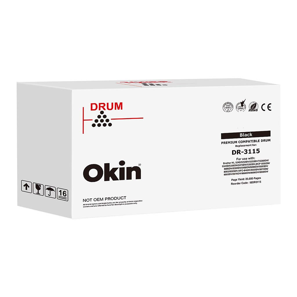 Okin Compatible Brother DR3115 DR3215 Drum Unit