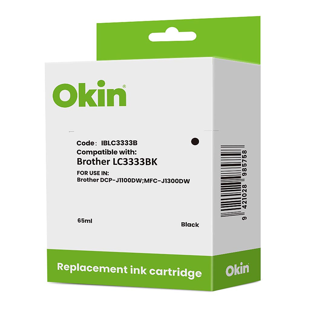Okin Compatible Brother LC3333 Black Ink Cartridge