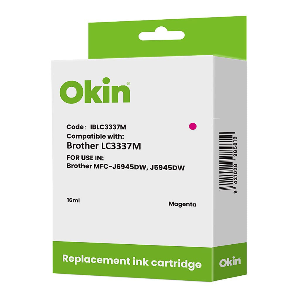Okin Compatible Brother LC3337 Magenta Ink Cartridge