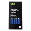 Okin Executive Ballpoint Pen Blue (Pack of 12)