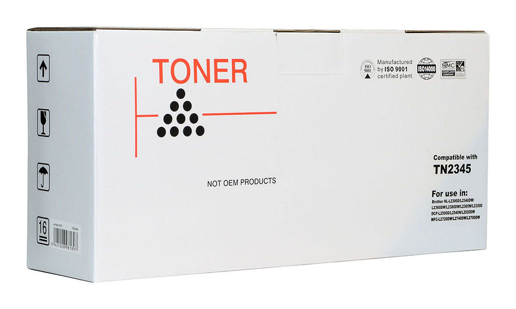 Icon Compatible Brother TN2345 Black Toner (2,600 A4 pages)