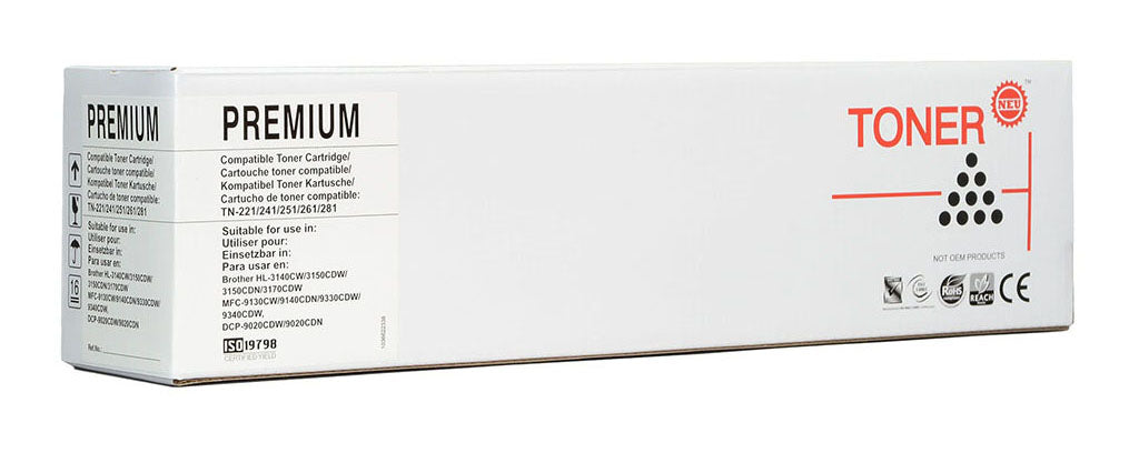 Icon Compatible Brother TN251 Black Toner Cartridge (2,500 A4 pages)