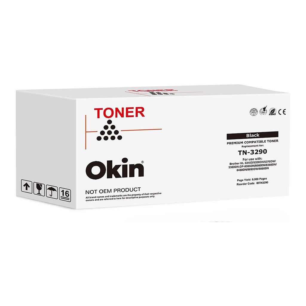 Okin Compatible Brother TN3290 Black Toner Cartridge