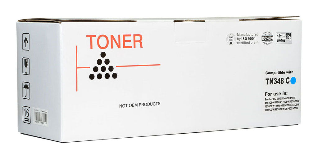 Icon Compatible Brother TN348 Cyan Toner Cartridge