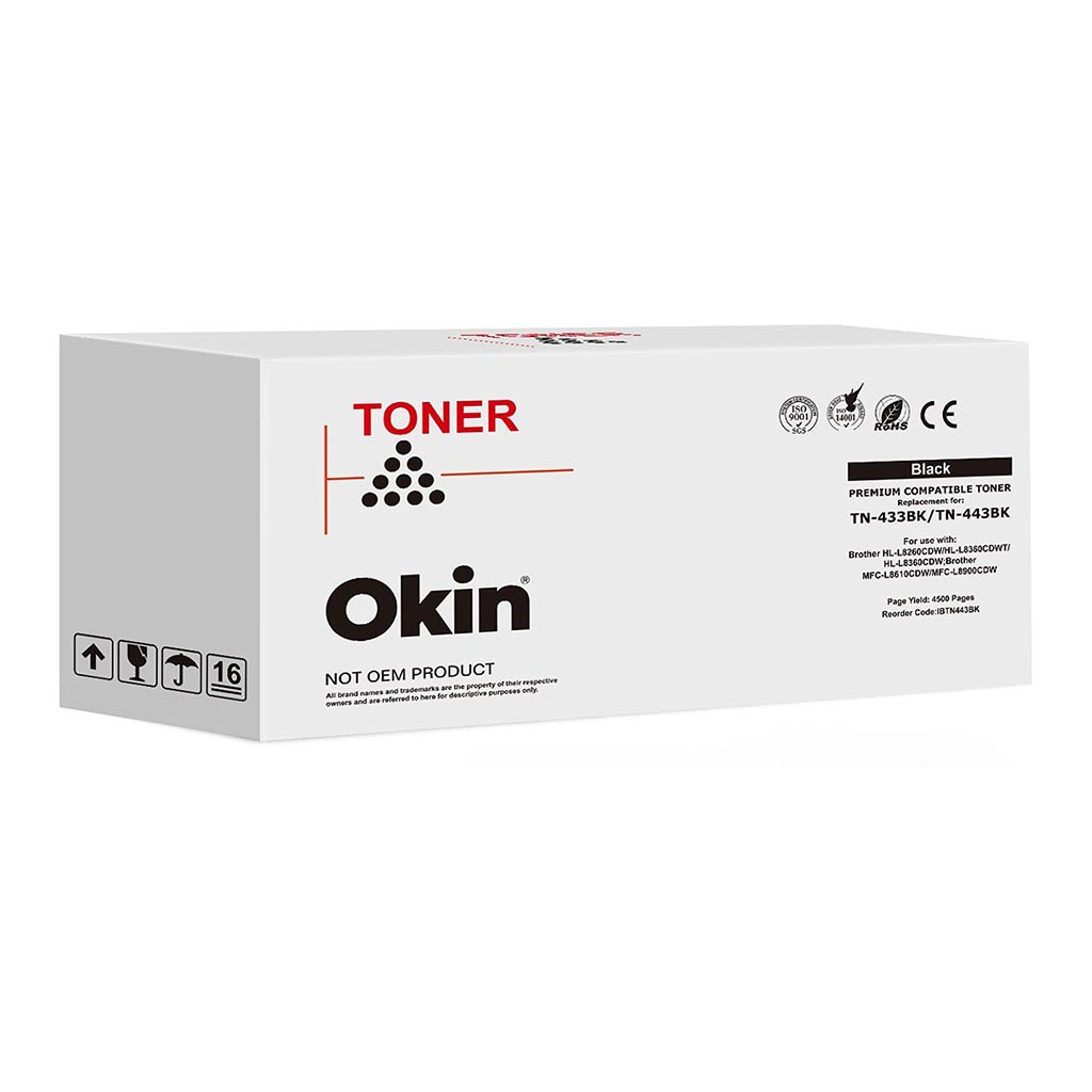 Okin Compatible Brother TN443 Black Toner Cartridge
