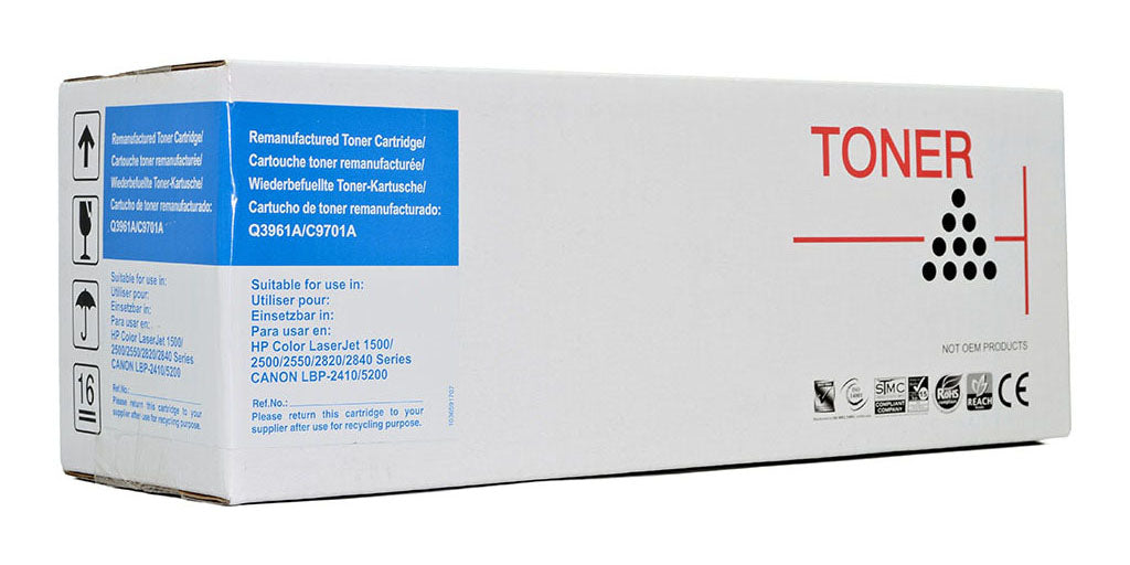 Icon Remanufactured HP C9701A/Q3961A/Canon EP87/CART301 Cyan Toner Cartridge
