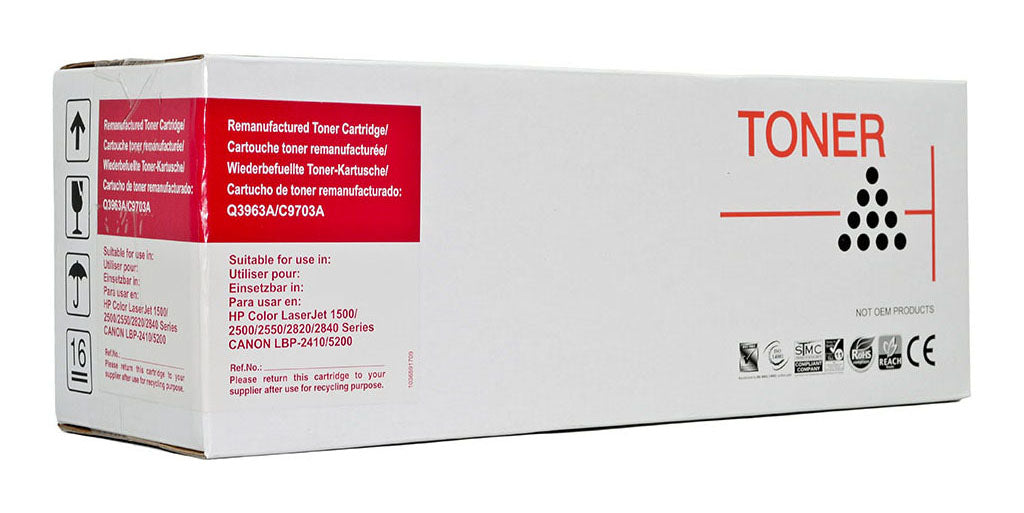 Icon Remanufactured HP C9703A/Q3963A/Canon EP87/CART301 Magenta Toner Cartridge