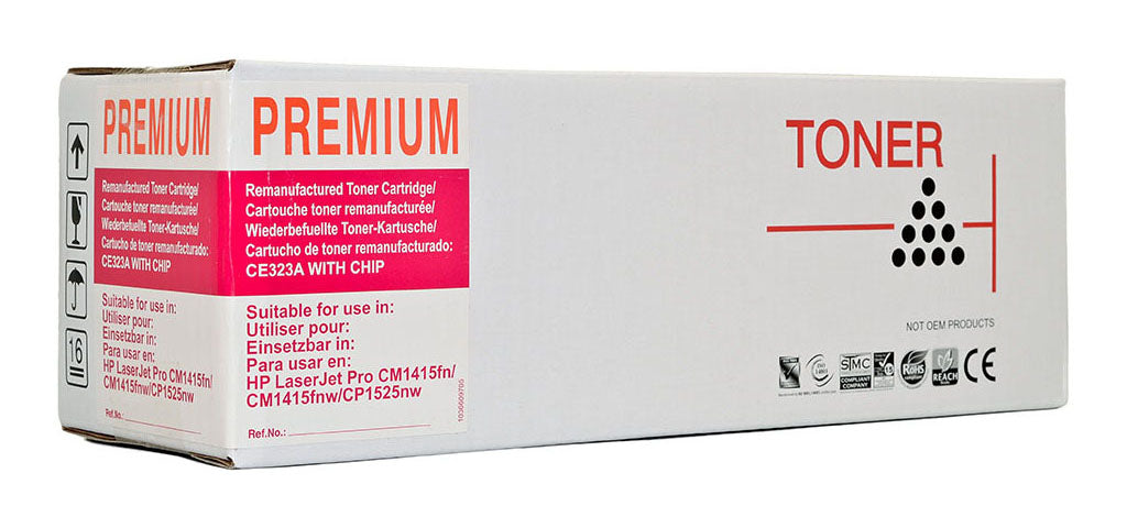 Icon Compatible HP CE323A/ CB543A Magenta Toner Cartridge