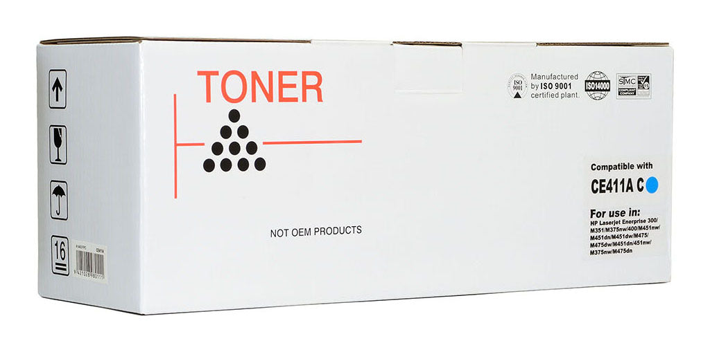 Icon Compatible HP CE411A Cyan Toner Cartridge