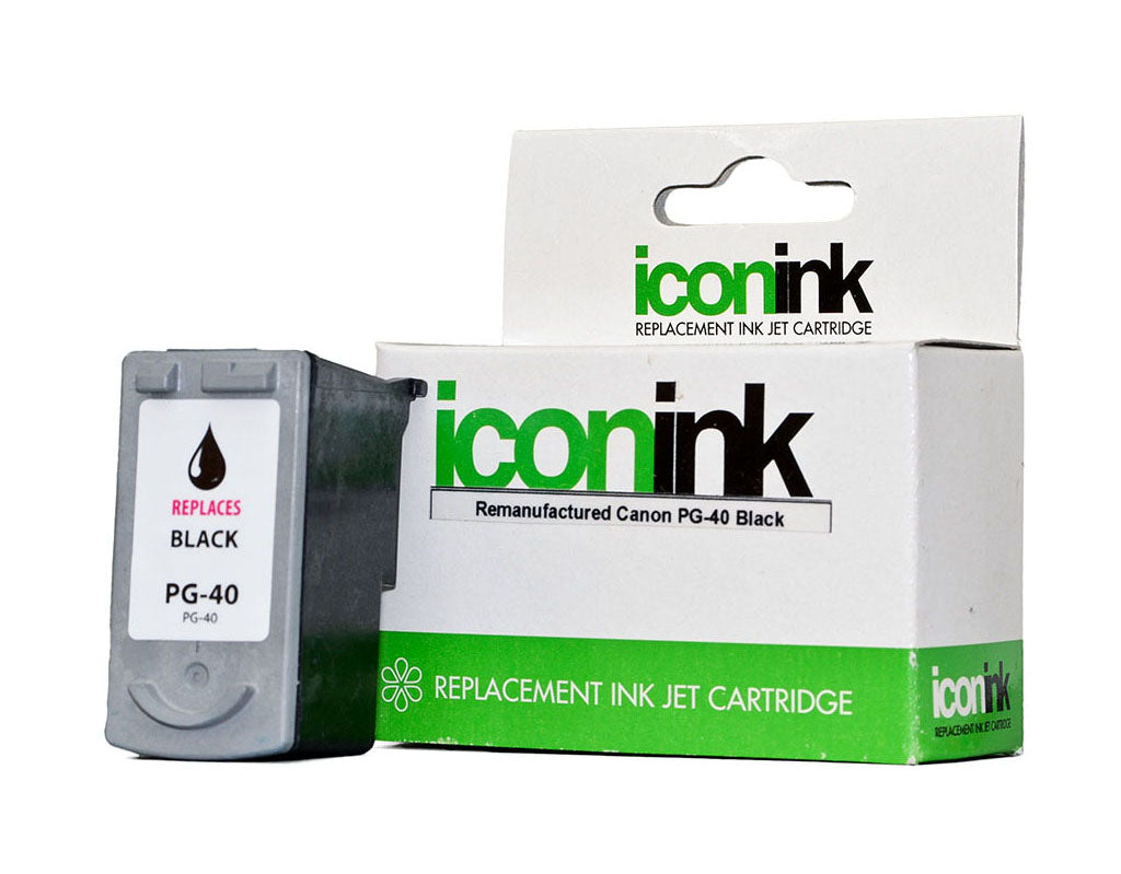 Icon Compatible Canon PG40 Black Ink Cartridge