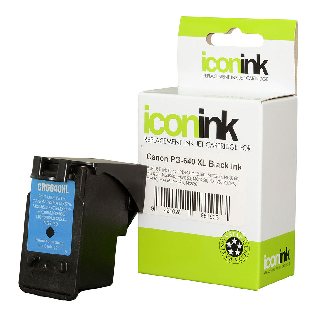 Icon Compatible Canon PG640 XL Black Ink Cartridge