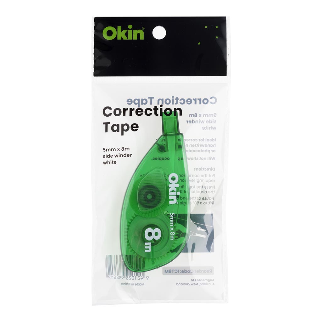 Okin Correction Tape 5mm x 8m (Minimum Order Quantitiy: 12)