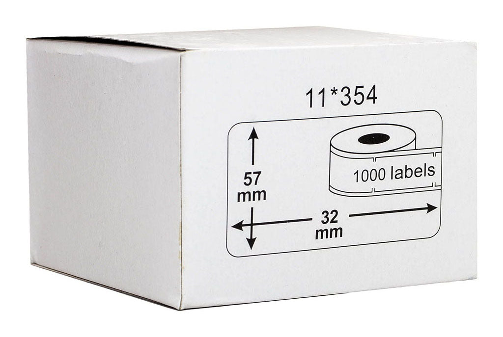 BEST BUY Icon Compatible Dymo LW Labels 57 x 32mm 1000pcs/per roll - Removable