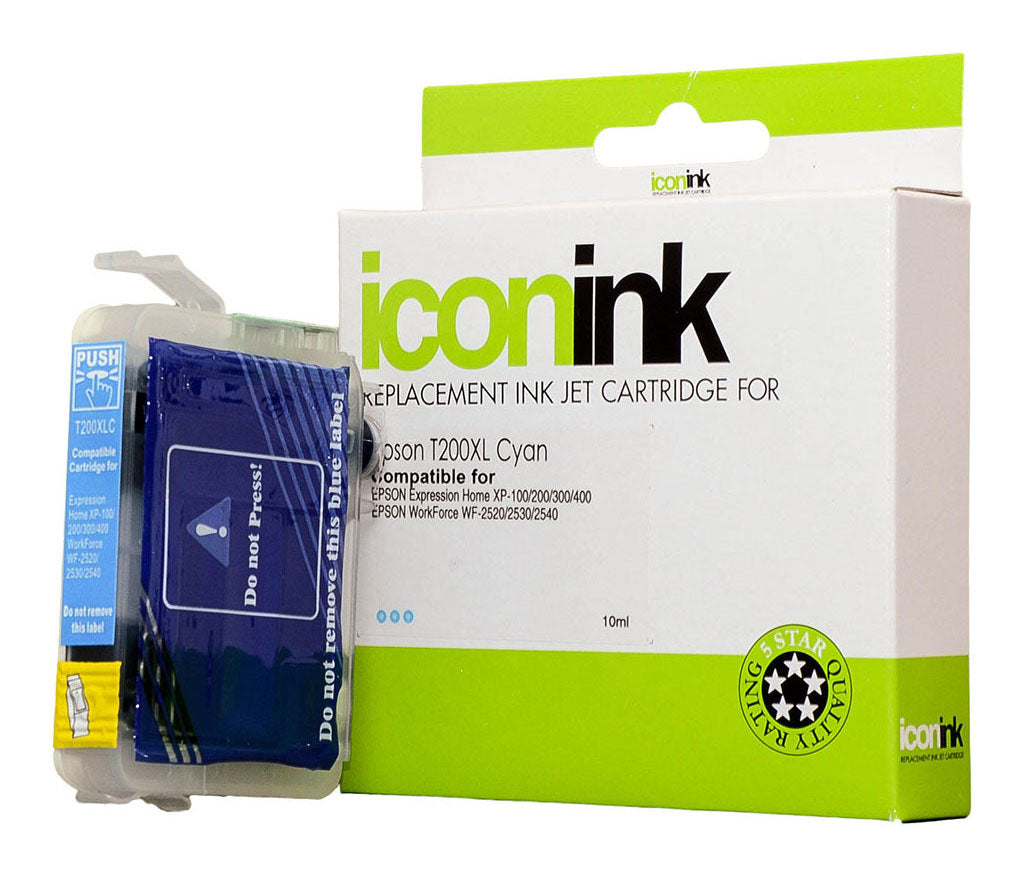 Icon Compatible Epson 200XL Cyan Ink Cartridge (C13T201292)