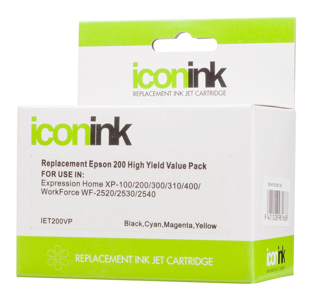 Icon Compatible Epson 200 XL B/C/M/Y Value Pack