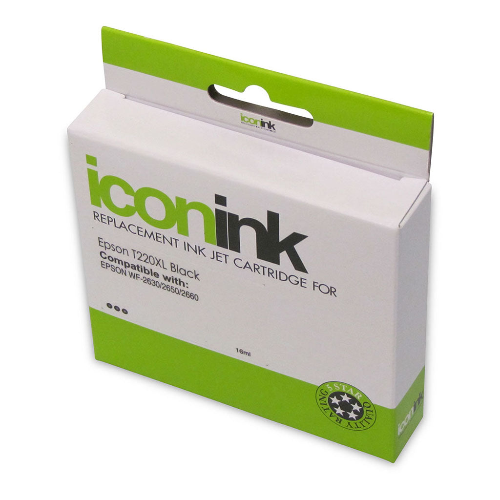 Icon Compatible Epson 220XL Black Ink Cartridge (C13T294192)