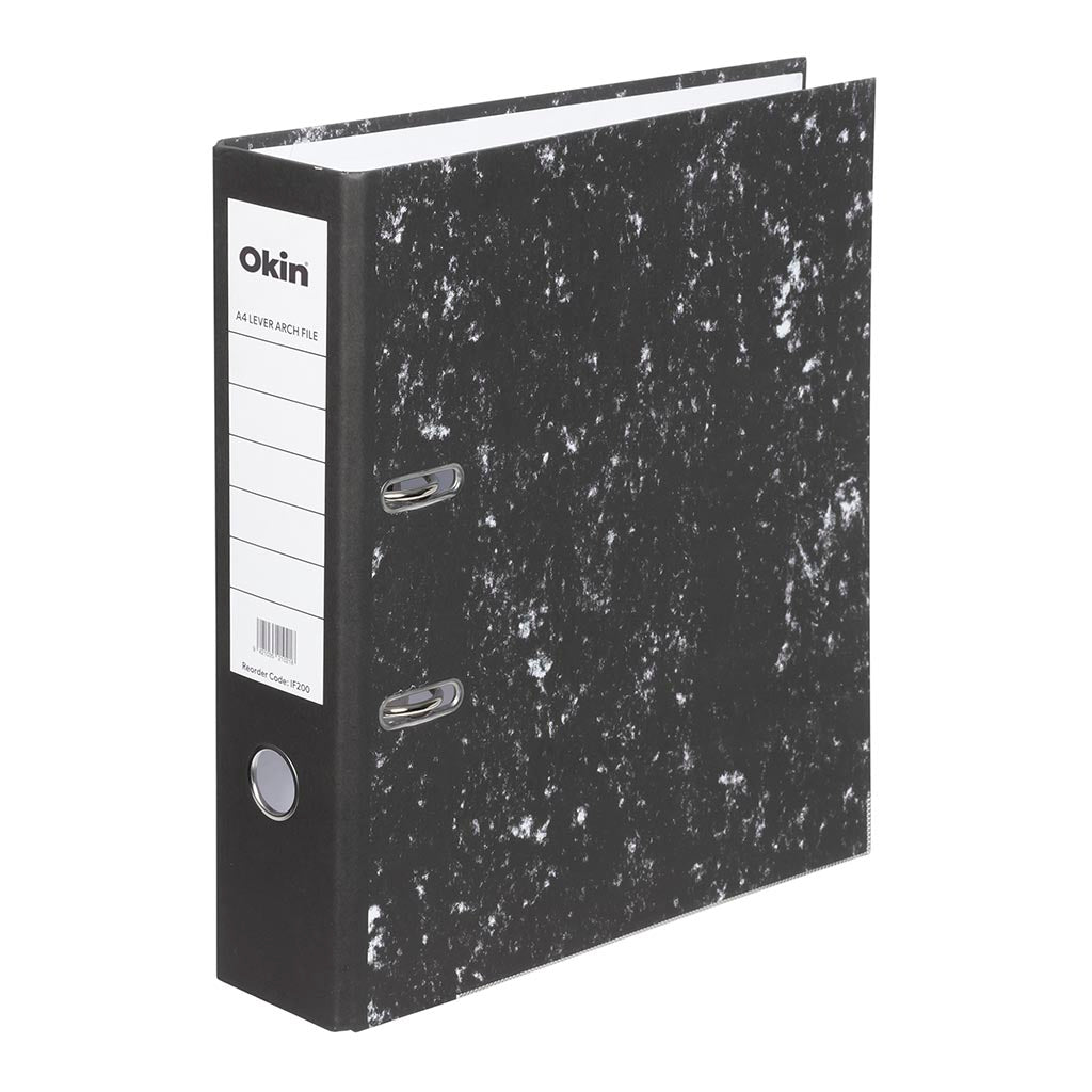 Okin Lever Arch File A4 Mottle