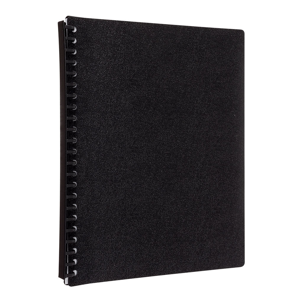 Okin Refillable Display Book A4 20 Pocket Black