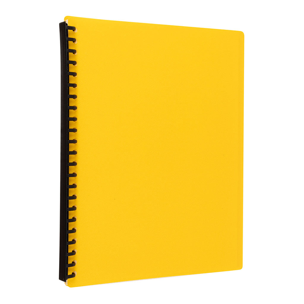 Okin Refillable Display Book A4 20 Pocket Yellow