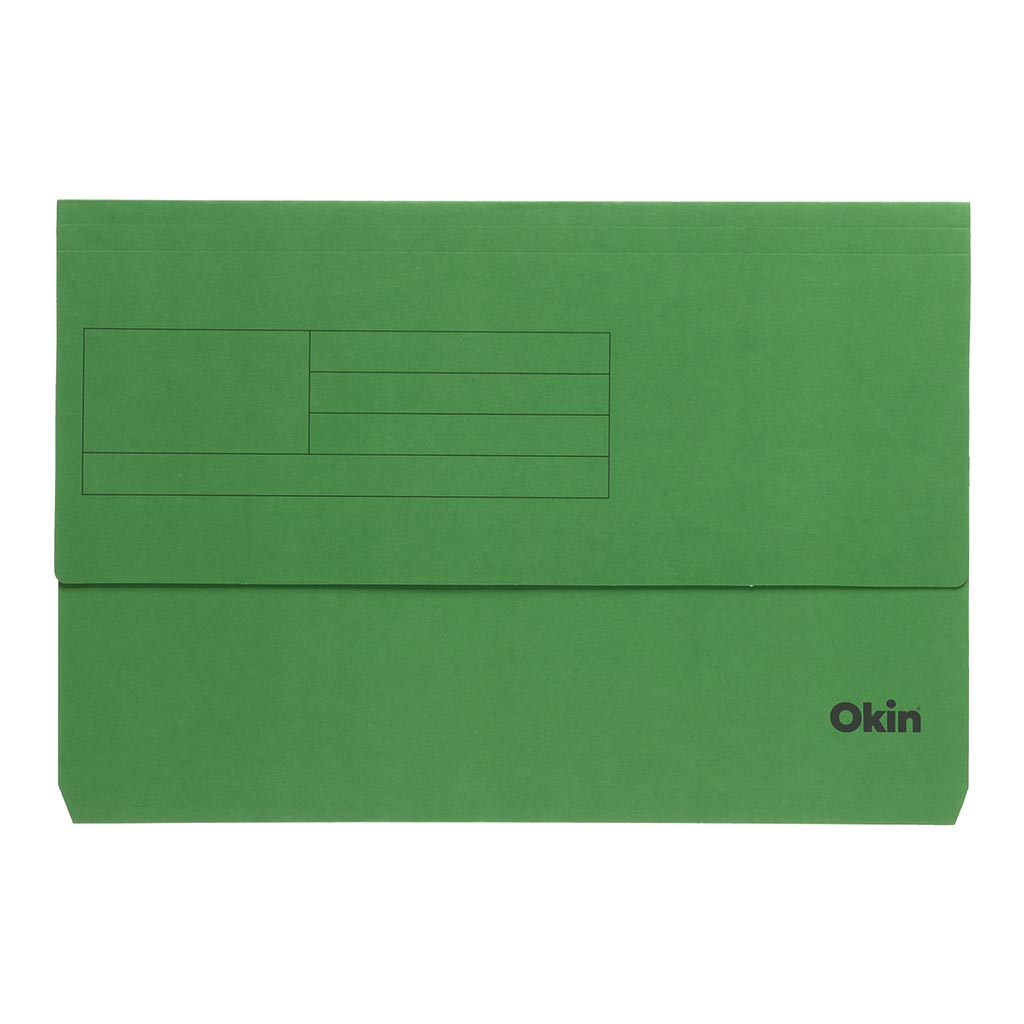 Okin Card Document Wallet FS Green