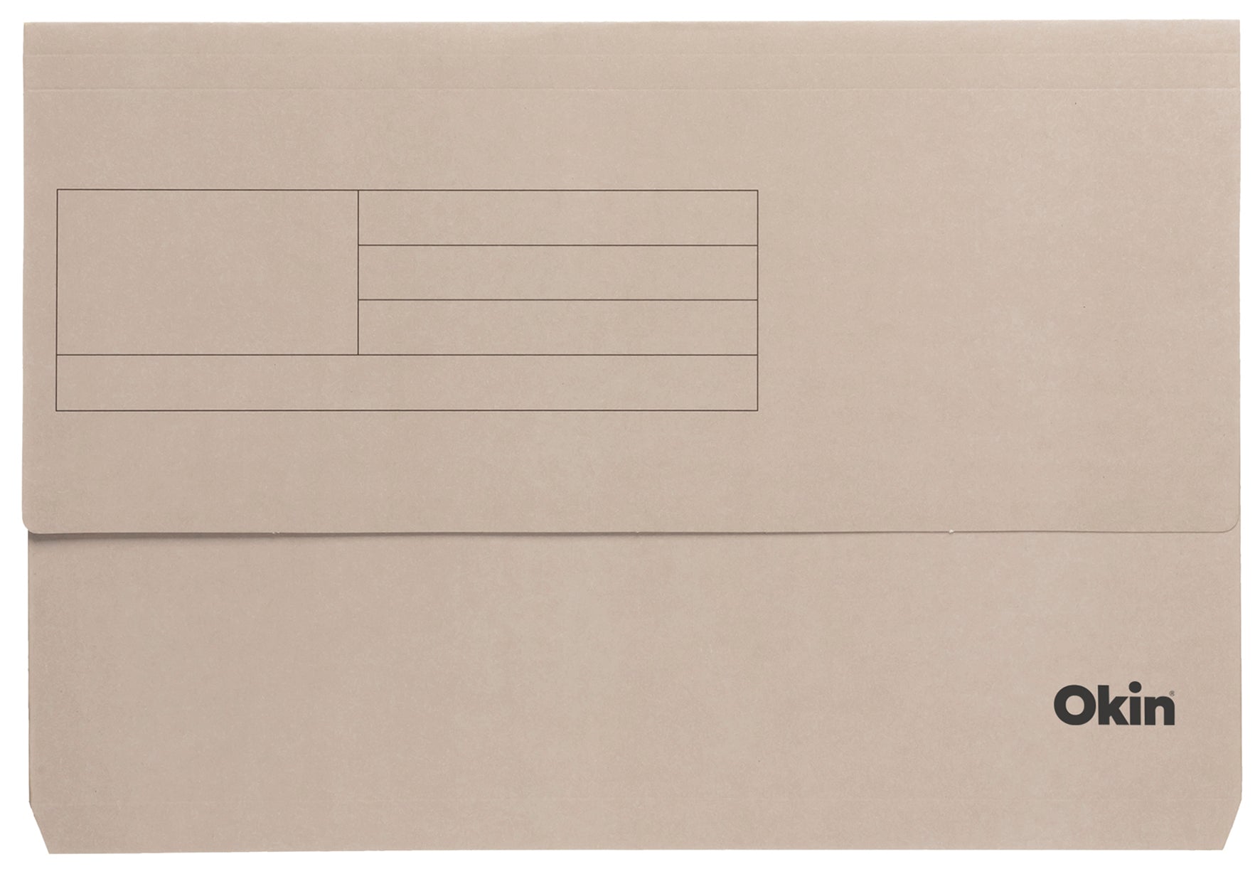 Okin Card Document Wallet FS Grey