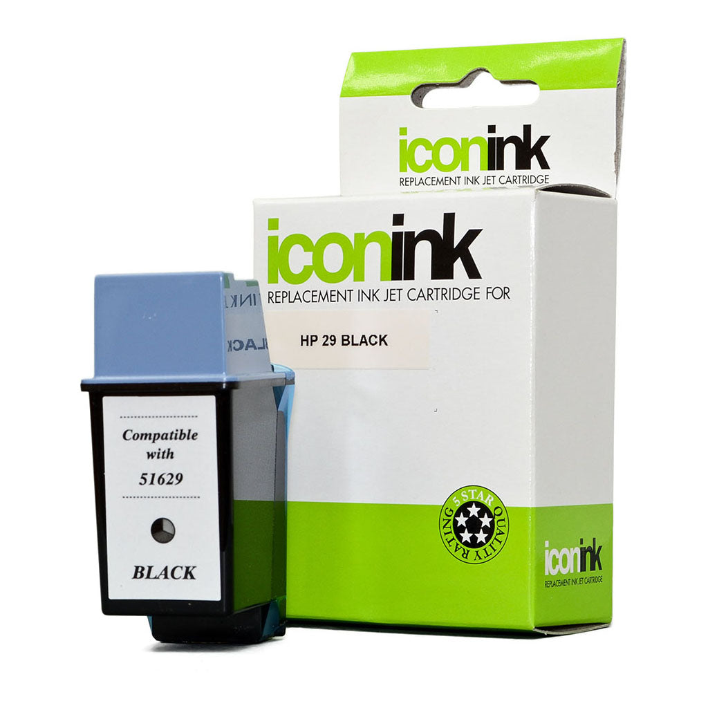 Icon Compatible HP 29 Black Ink Cartridge (51629AA)