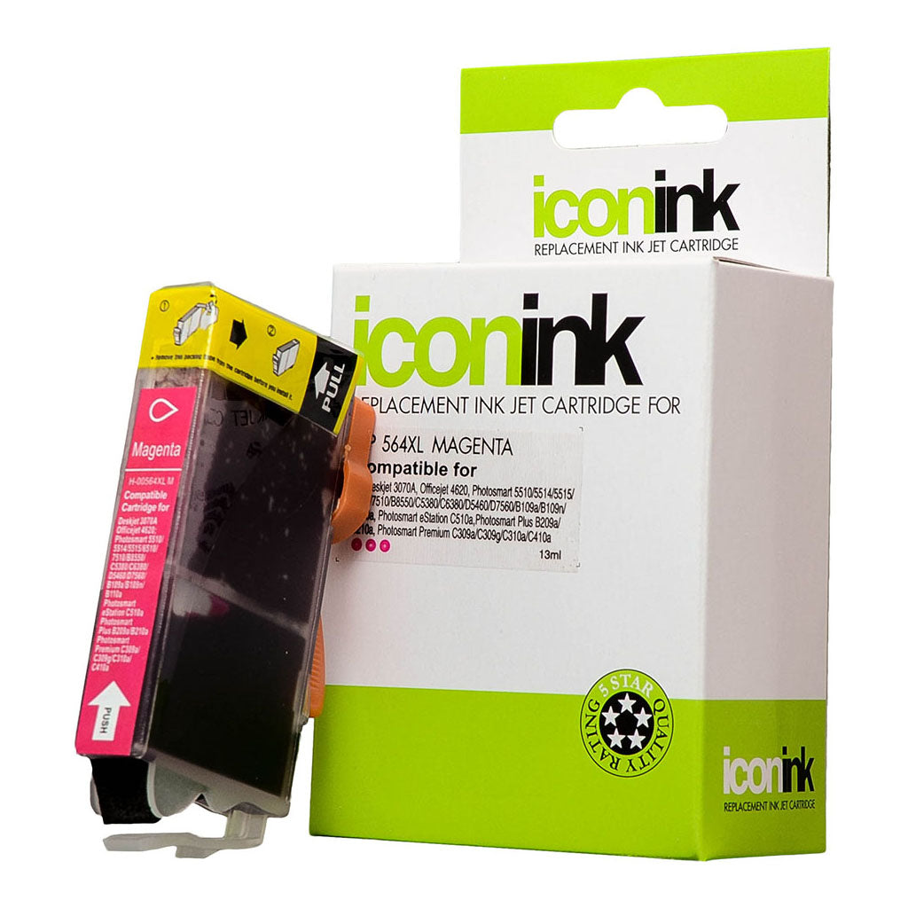 Icon Compatible HP 564XL Magenta Ink Cartridge (CB324WA)