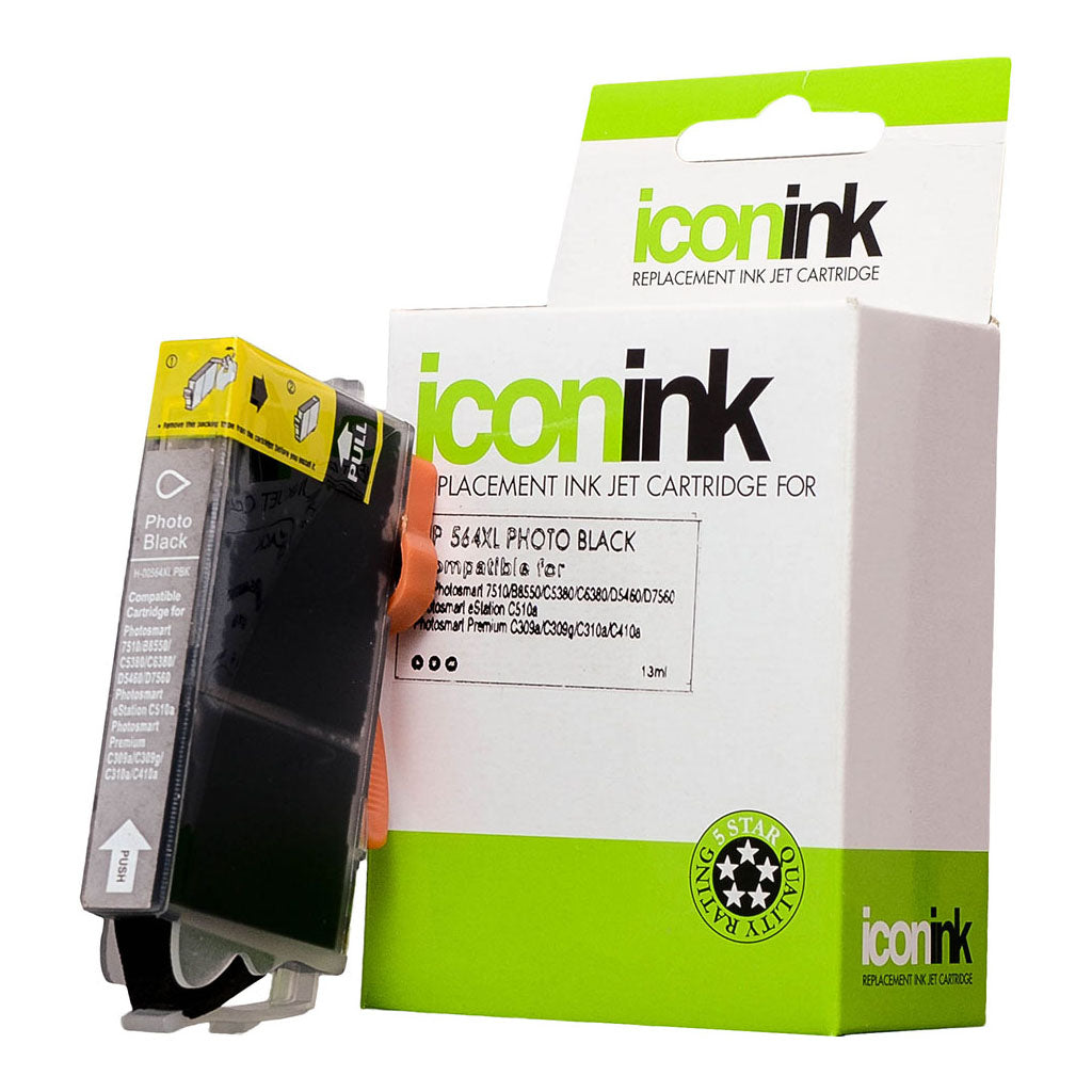 Icon Compatible HP 564XL Photo Black Ink Cartridge (CB322WA)