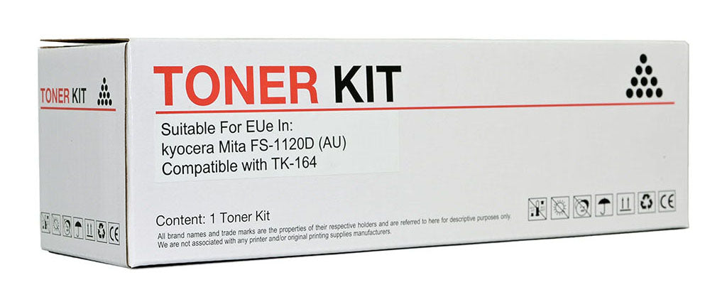 Icon Compatible Kyocera Compatible TK-164 Black Toner Cartridge (2,500 A4 pages)