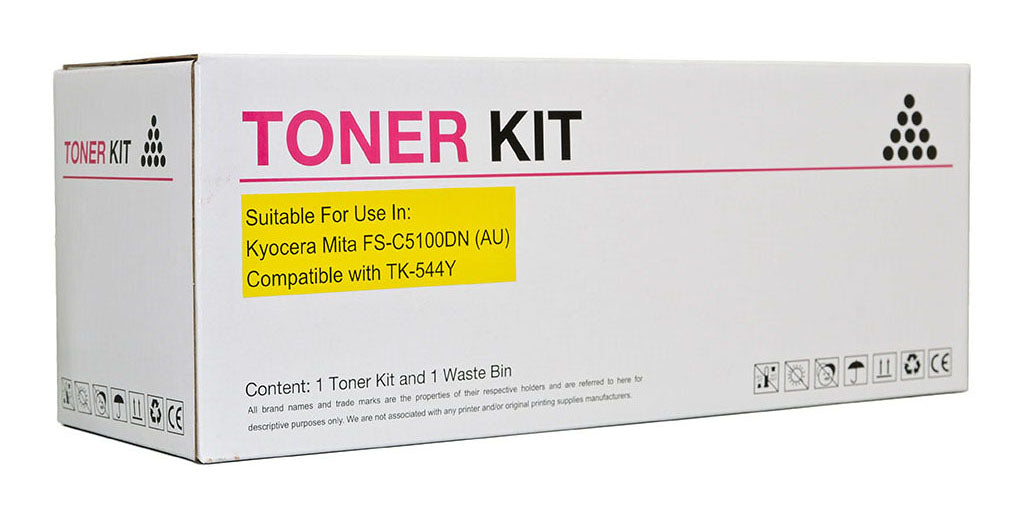 Icon Compatible Kyocera Compatible TK544 Yellow Toner Cartridge