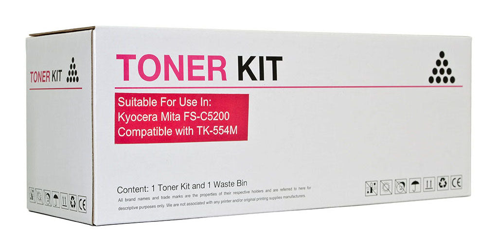 Icon Compatible Kyocera Compatible TK554 Magenta Toner Cartridge