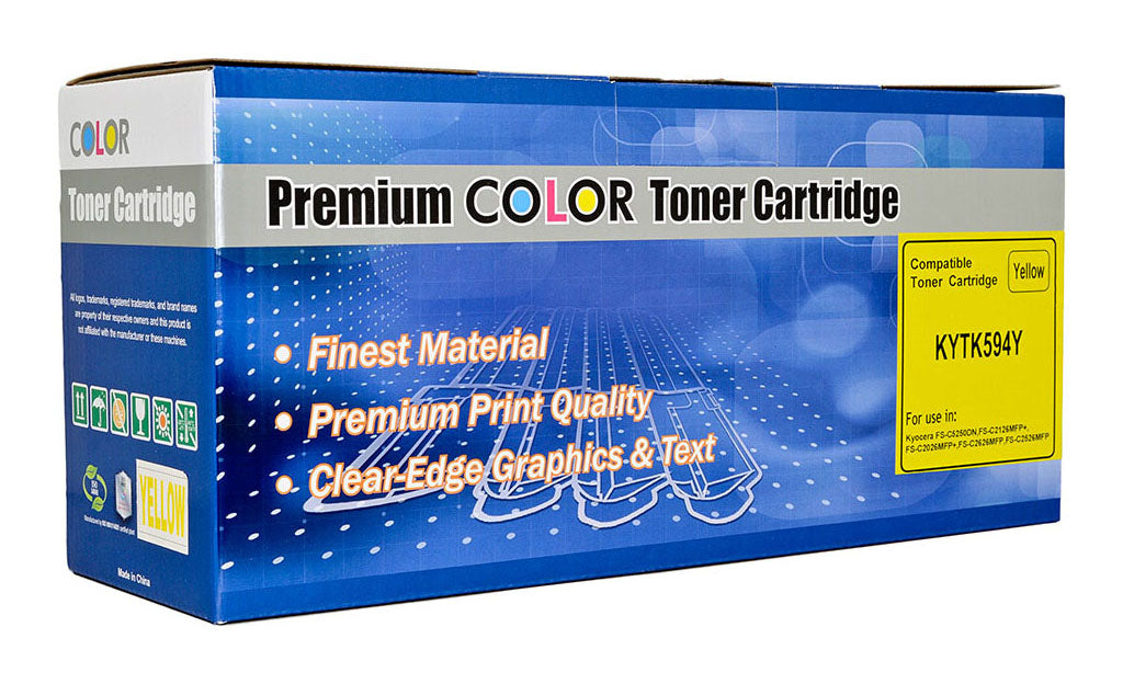 Icon Compatible Kyocera Compatible TK594 Yellow Toner Cartridge