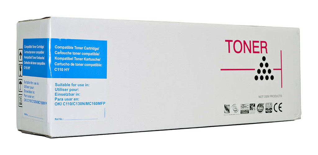 Icon Compatible OKI C110/C130 Cyan Toner Cartridge