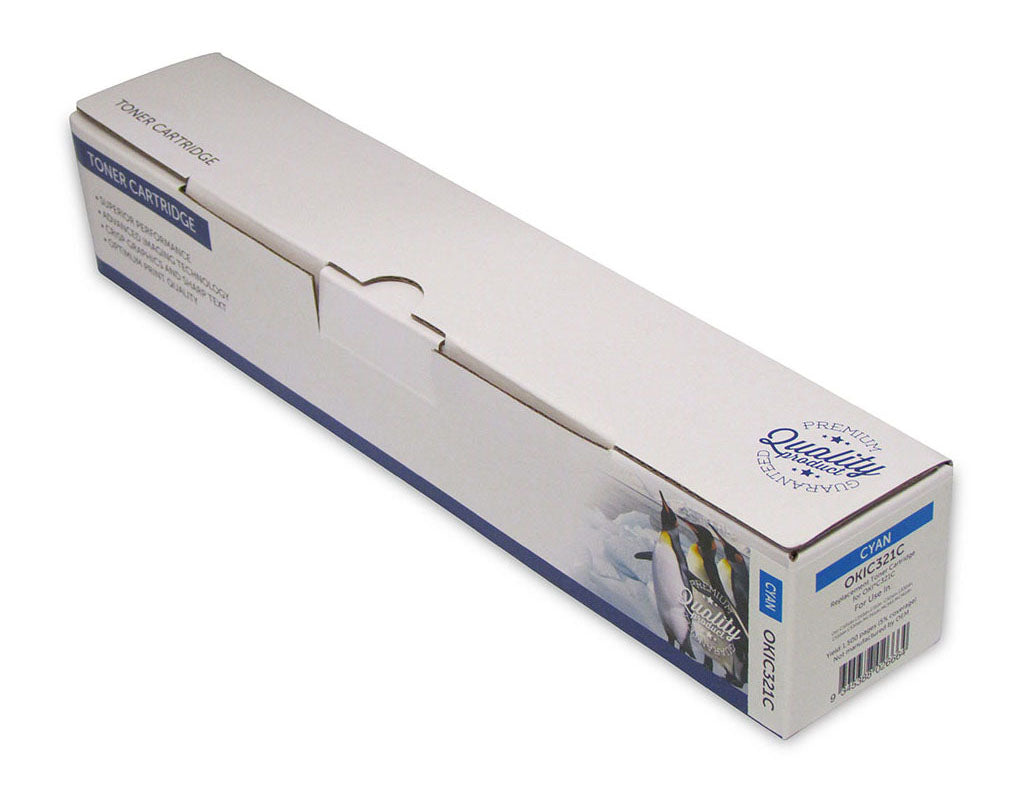 Icon Compatible OKI C301/C321/MC342 Cyan Toner (44973547)