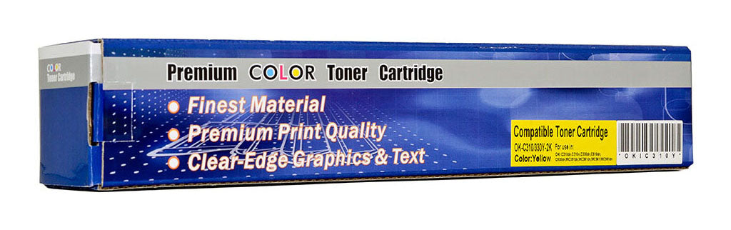 Icon Compatible OKI C310/C330/C510/C530 Yellow Toner (44469755)