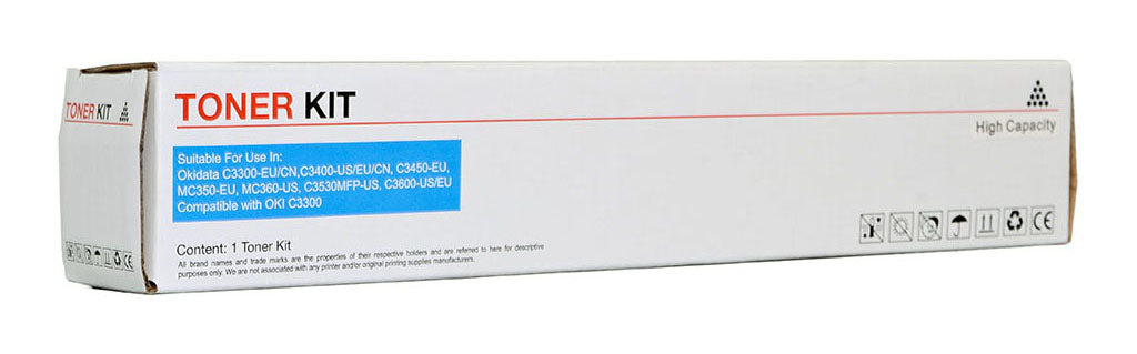 Icon Compatible OKI C3300/C3600 Cyan Toner Cartridge