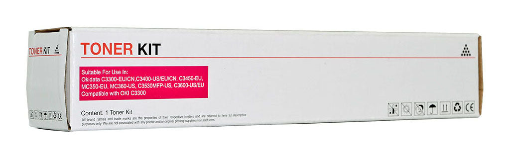 Icon Compatible OKI C3300/C3600 Magenta Toner Cartridge