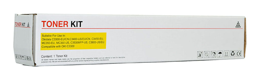 Icon Compatible OKI C3300/C3600 Yellow Toner Cartridge