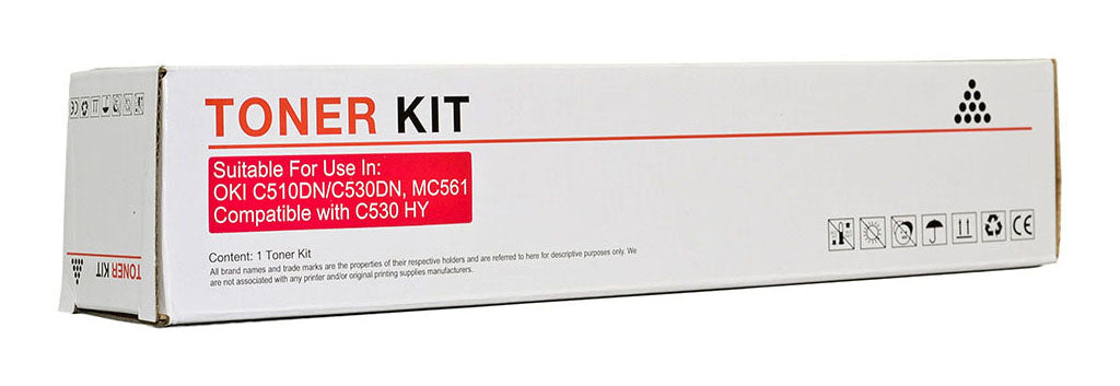 Icon Compatible OKI C510/C530/MC561 Magenta Toner (44469726)