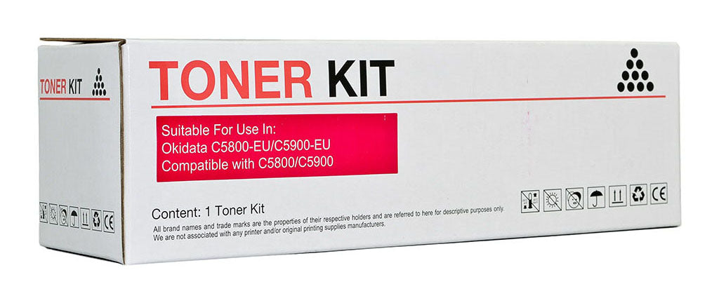 Icon Compatible OKI C5800/C5900 Magenta Toner Cartridge