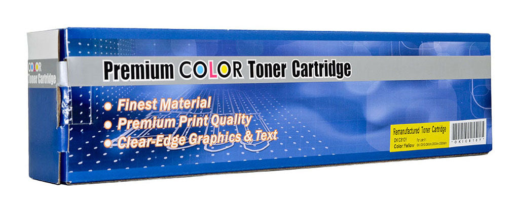 Icon Remanufactured OKI C810/830 Yellow Toner Cartridge (44059133)