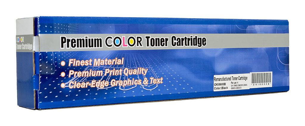 Icon Compatible OKI C8600/8800 Black Toner Cartridge (43487728)