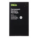 Okin Permanent Marker Pen Style Black