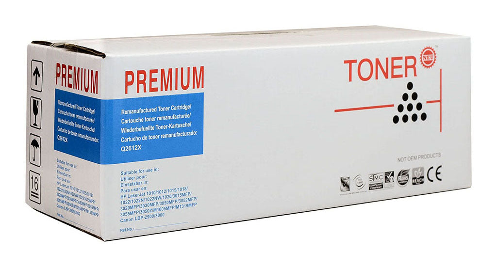 Icon Compatible HP Q2612X Black Toner Cartridge