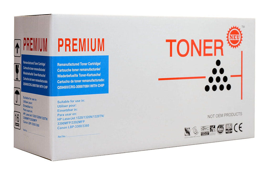 Icon Compatible HP 53X Q5949X/ CART 308/ Q7553X Black Toner (7,000 A4 pages)