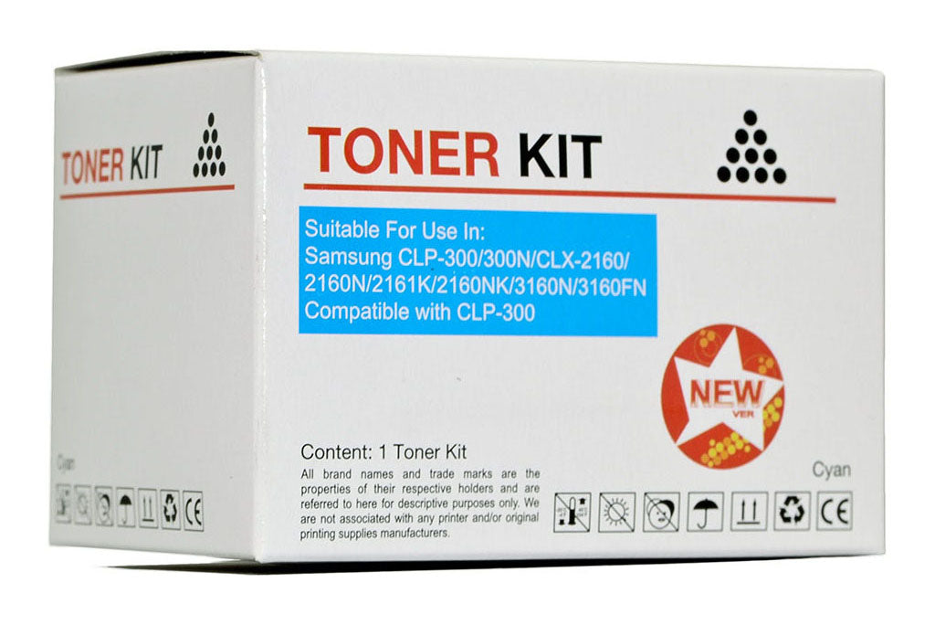 Icon Compatible Samsung CLP-300 Cyan Toner Cartridge