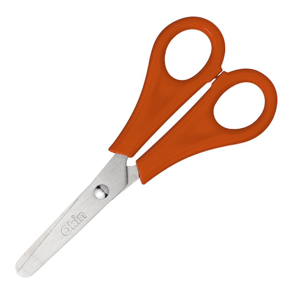Okin Kids Scissors 5 Inch Red Handle