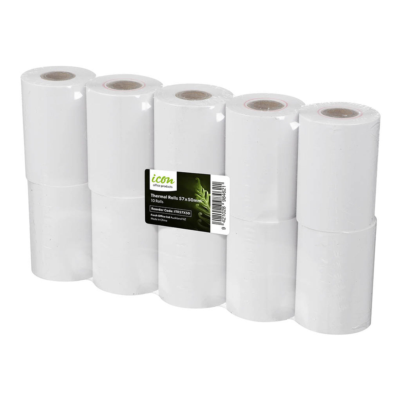 Icon Thermal Eftpos Roll 57x50mm, Pack of 10