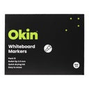 Okin Whiteboard Marker Bullet Tip Red (Pack of 12)